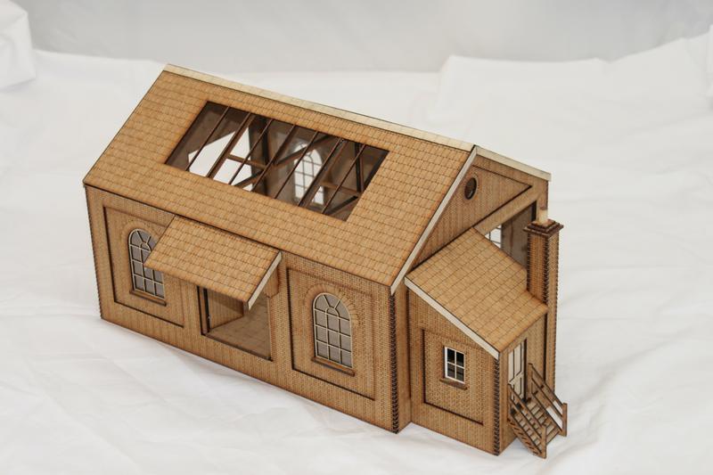 OO Gauge goods shed fine scale