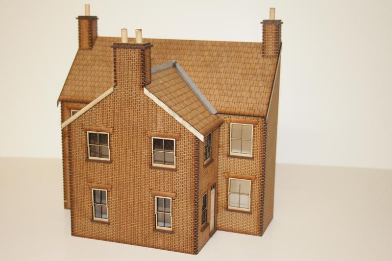 O GAUGE Fine Scale  Low Relief House Back