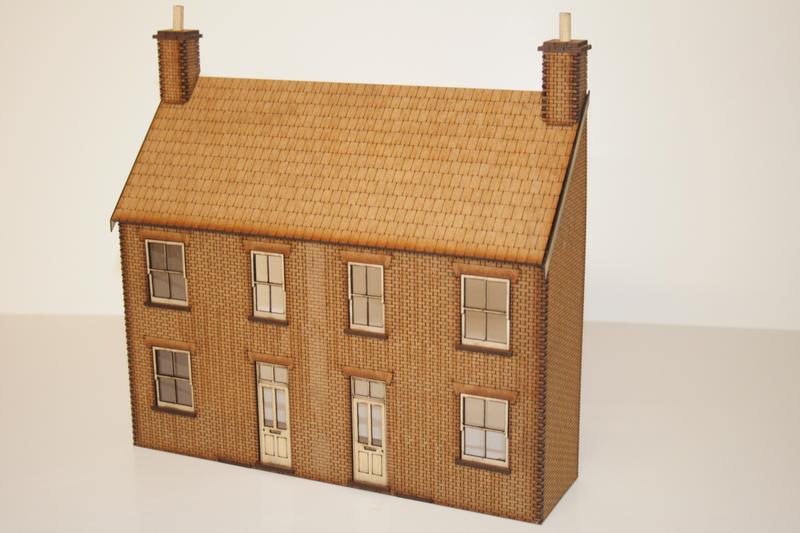 O GAUGE fine  Low Relief House Front