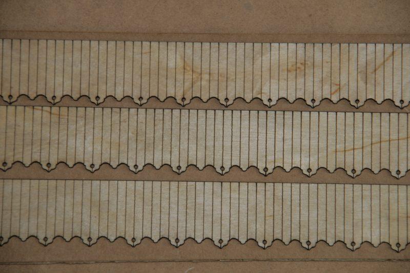 thumbnail image 2 of Scale Model Scenery LX133-OO Canopy Valance #2 For OO Scale Model 2 of 14