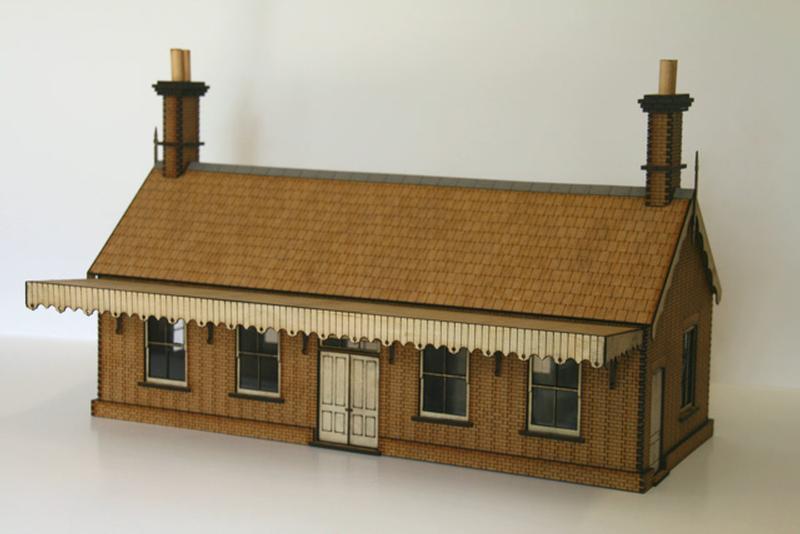  O Gauge Station (Small Size) FINE SCALE